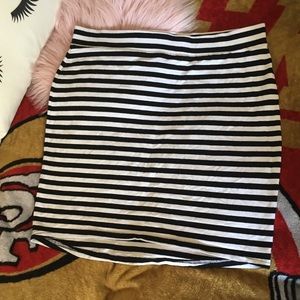 Striped stretchy Medium H&M Mini skirt
